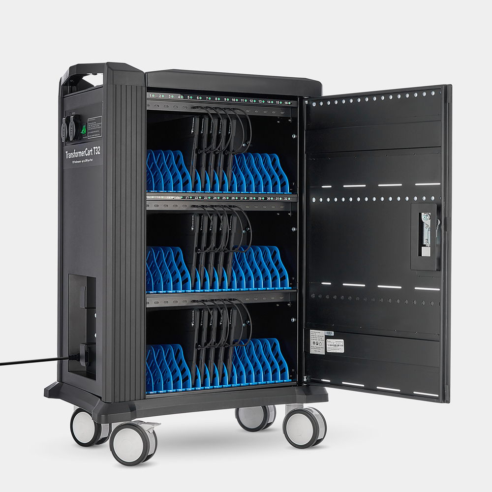 charging trolleys for tablets and laptops